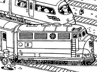 working on the railroad childrens book everything goes train