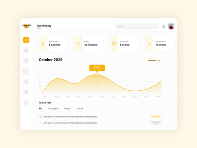 Product Admin Panel Concept