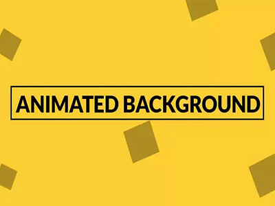 Animated Background with Pure CSS and Html