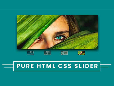 Pure HTML and CSS slider animation css css animation css slider css snippets css3 frontend html html css html slider html5 webdesign