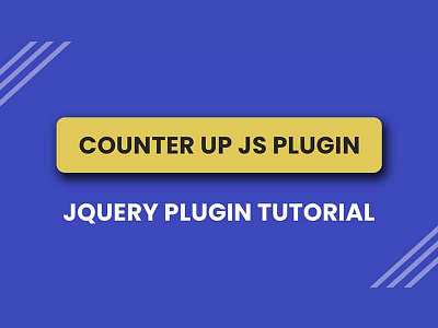 How to use Counter up js
