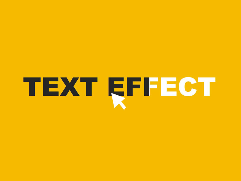 Pure CSS Text Animation by codingflicks on Dribbble