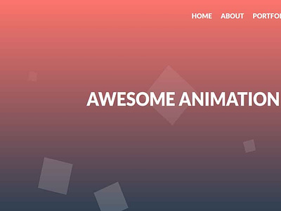Animated Background HTML CSS