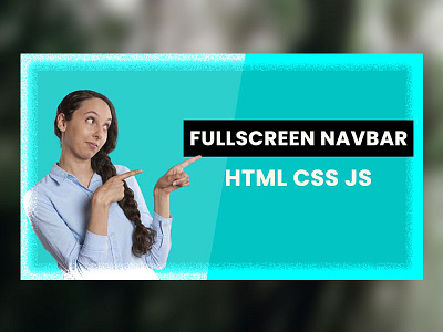 Create a Full-screen overlay navigation css css animation css3 full screen navbar html html css html5 javascript jquery navbar webdesign