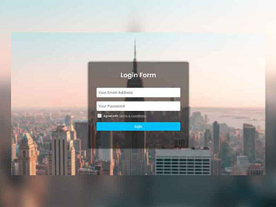 Transparent Login Form HTML CSS css css snippets css3 design frontend html html css html5 login form transparent login form ui webdesign