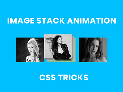 Pure CSS Image Stack Animation on Hover