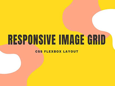How to Create Responsive Image Grid with CSS Flexbox css css flexbox css snippets css3 frontend html html css html5 responsive responsive image grid responsive webdesign