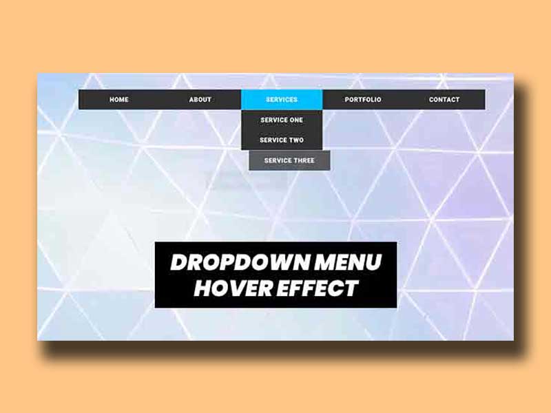 Creative CSS Dropdown Menu Hover Animation by codingflicks on Dribbble