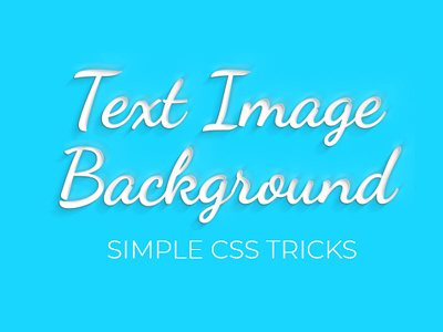 Set Image as Background for Text using CSS css css3 frontend html html css html5 webdesign