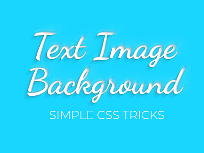 Set Image as Background for Text using CSS