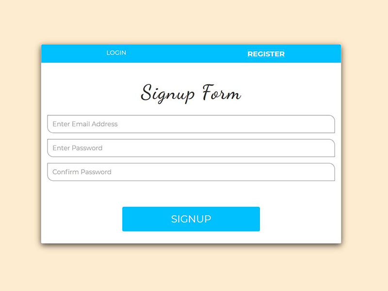 Css3 Reg Forms