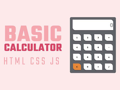 Simple Calculator using HTML CSS JavaScript