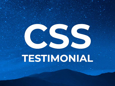 Pure CSS Responsive Testimonial Slider