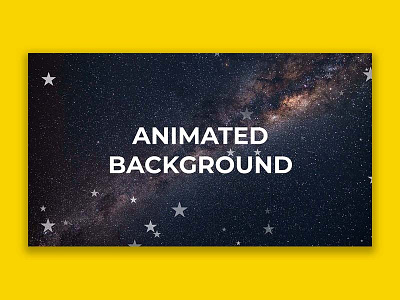 Background Animation HTML CSS and Particles JS