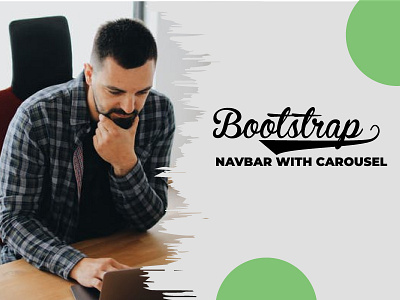 Bootstrap 4 Navbar with Carousel bootstrap css css3 frontend html html css html5 webdesign