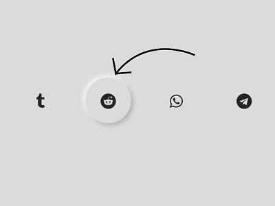 Neumorphism Button Hover CSS Animation