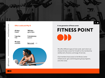 Fitness Point deck design editorial design graphic design keynote minimal powerpoint presentation