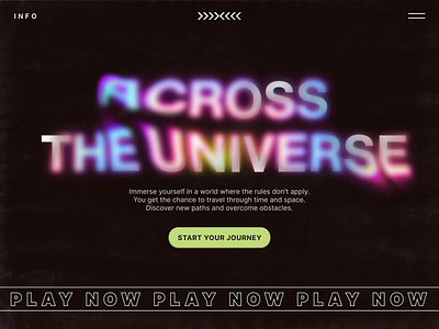 Across The Universe | Web Design design editorial design graphic design minimal ui web design