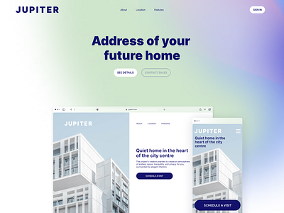 Jupiter | Web Design deck design graphic design minimal ui ux