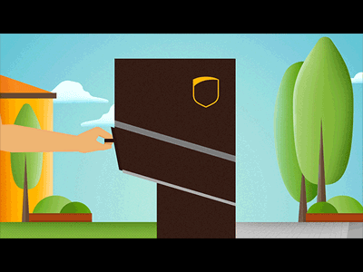 UPS: Hand Animation #5 animation motion graphics