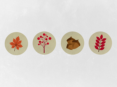 Autumn icons autumn cercle draw drawing icon icons illustration leaf leafs winter
