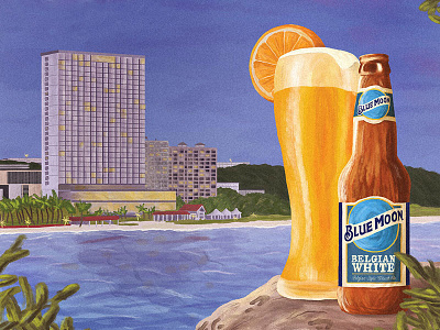 Illustration for Blue Moon Guam