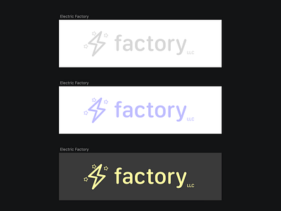 Electric Factory Logo ios logo logo design