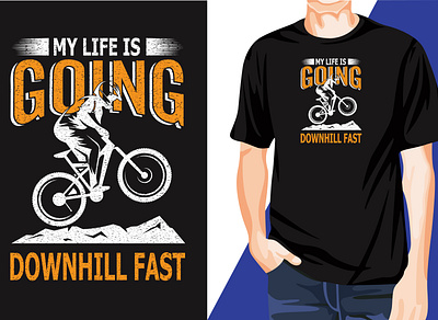 Awesome Eye-Catchy Modern Cycling T-shirt Print Design t shirt logo