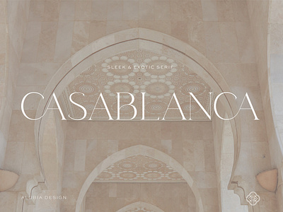 Casablanca - Sleek & Exotic serif