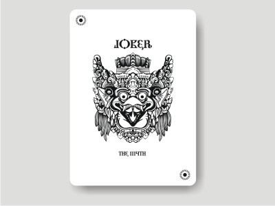Joker aquila garuda joker playing cards