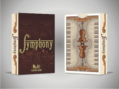 Symphony classical music playing cards symphony