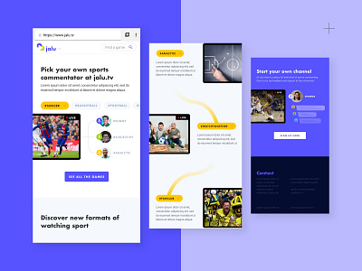 Landing page - JALU  Live stream Commentating