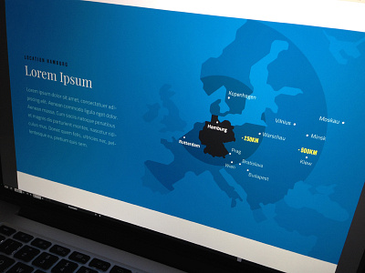 infographic for european logistic blue distance europe germany infographic logistics map water world