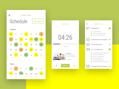 Health App Calendar