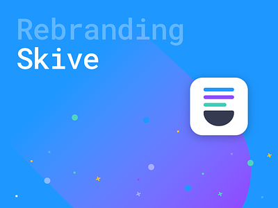Rebranding Skive - E-Learning Start up blue branding colorful design education flat icon illustration logo rebranding
