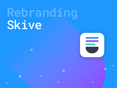 Rebranding Skive - E-Learning Start up blue branding colorful design education flat icon illustration logo rebranding