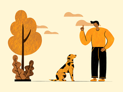 Pet Training Illustration | Petify Illustration