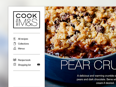 Recipe web view navigation