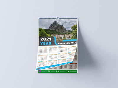 Calender 2021 02 banner design calendar design graphic design letterhead design logo design poster design