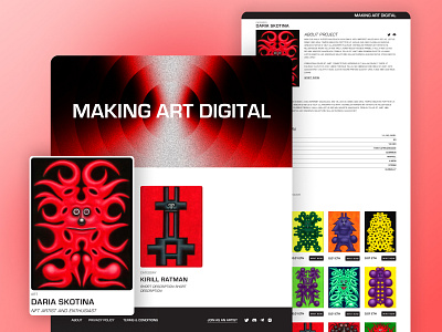 NFT Minting dApp "Making Art Digital"