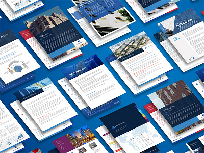 Digital Realty Brochures brochures collateral data fact sheet portfolio presentation visual design
