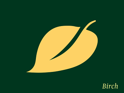 Falling Leaf - Design Eyploration birch branding corporate design design green identity design leaf leaf logo leaves logo logo design yellow