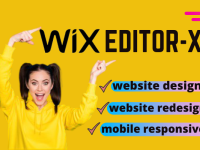 i will design edit or fix in you wix website