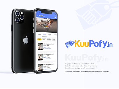 Kuupofy Mobile App Design app development mobile app design oapps infotech shopping app ui ux design