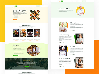 FoodOne HubSpot CMS Theme food hubspot oapps infotech restaurant ui ux design web development website design
