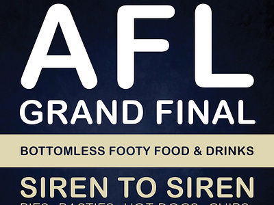 AFL Grand Final Marketing Materials