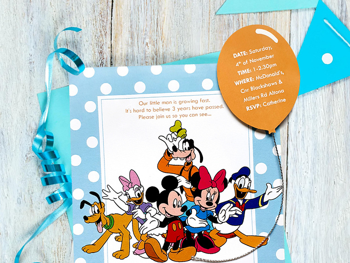 Birthday Inviation designs, themes, templates and downloadable graphic