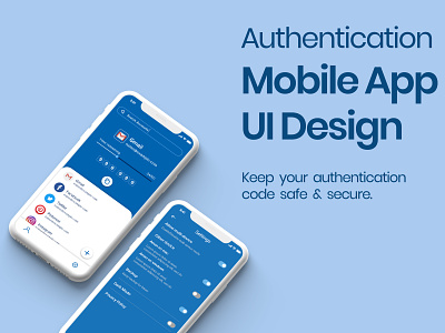 Authentication App UI app ui ux authentication app ui design authentication ui authy ui iphon x app design mobile app design mobile app ui modern ui design ui ui ux user interface design ux xd design