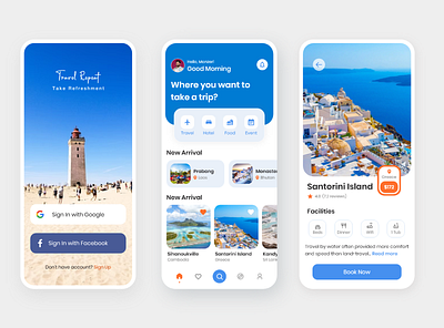 Travel App UI animation app ui ux branding design graphic design illustration logo modern ui design prototype ui ui ux user experience user interdace user interface design userflow ux wireframe xd design