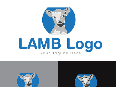 Lamb logo Design ahmedrkgraphic brand identity branding design graphic design graphicdesign illustration logo minimal rumi kawsar ahmed